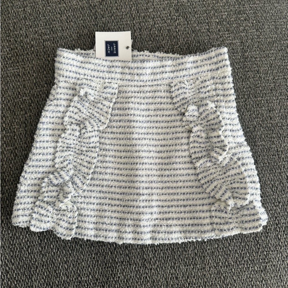 NEW Janie and Jack tweed ruffled skirt